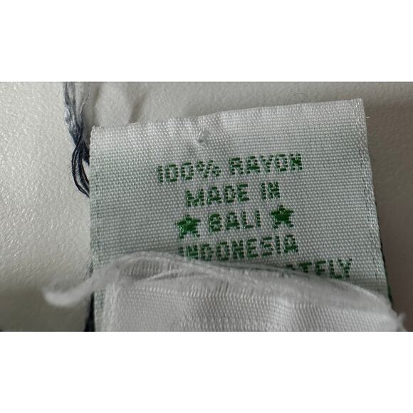 Bridge to Bali Made in Indonesia Zebra-Print Rayon Beach Cover-Up - Picture 6 of 7